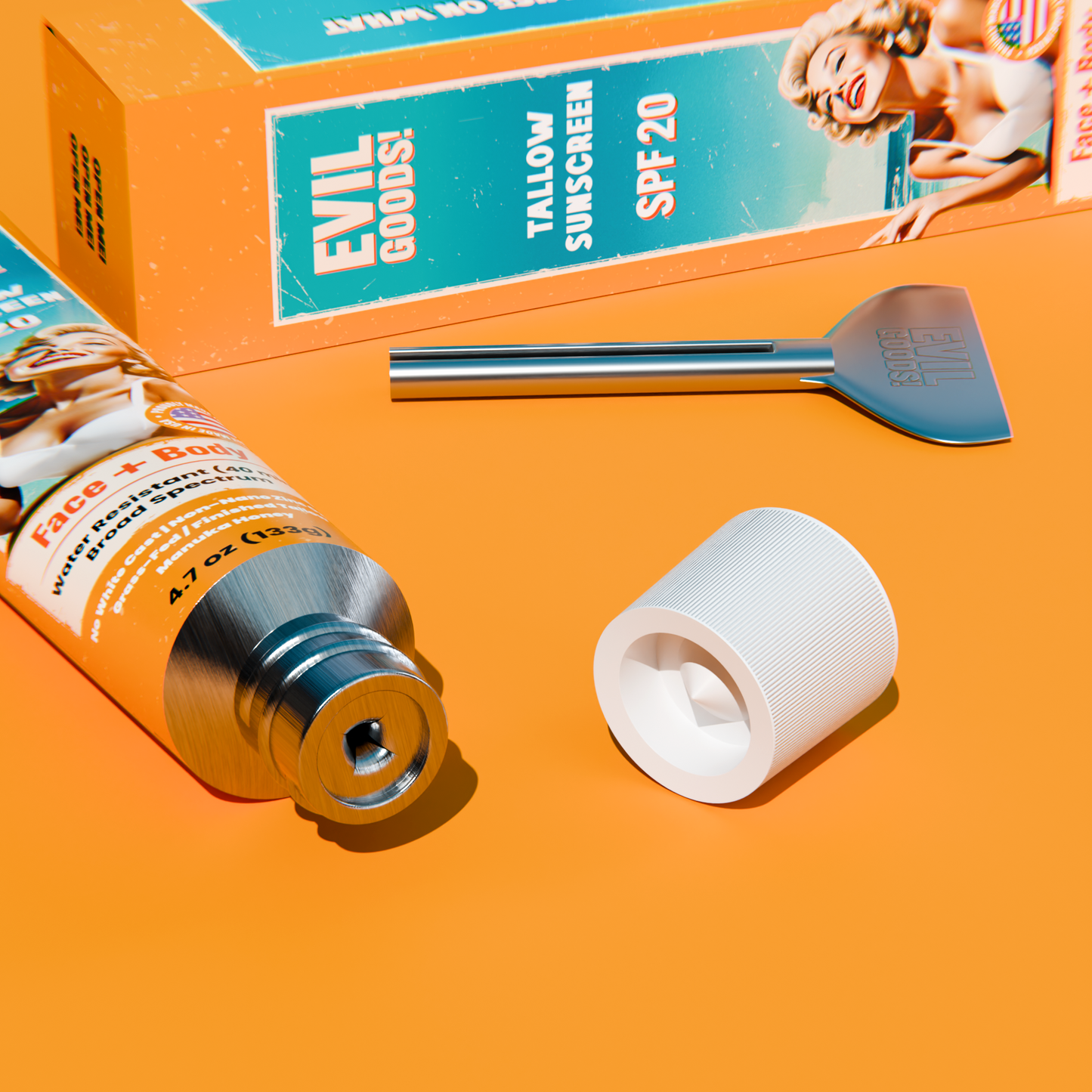 Tallow Sunscreen Cream EVIL GOODS! World's BEST Beef Tallow Balm