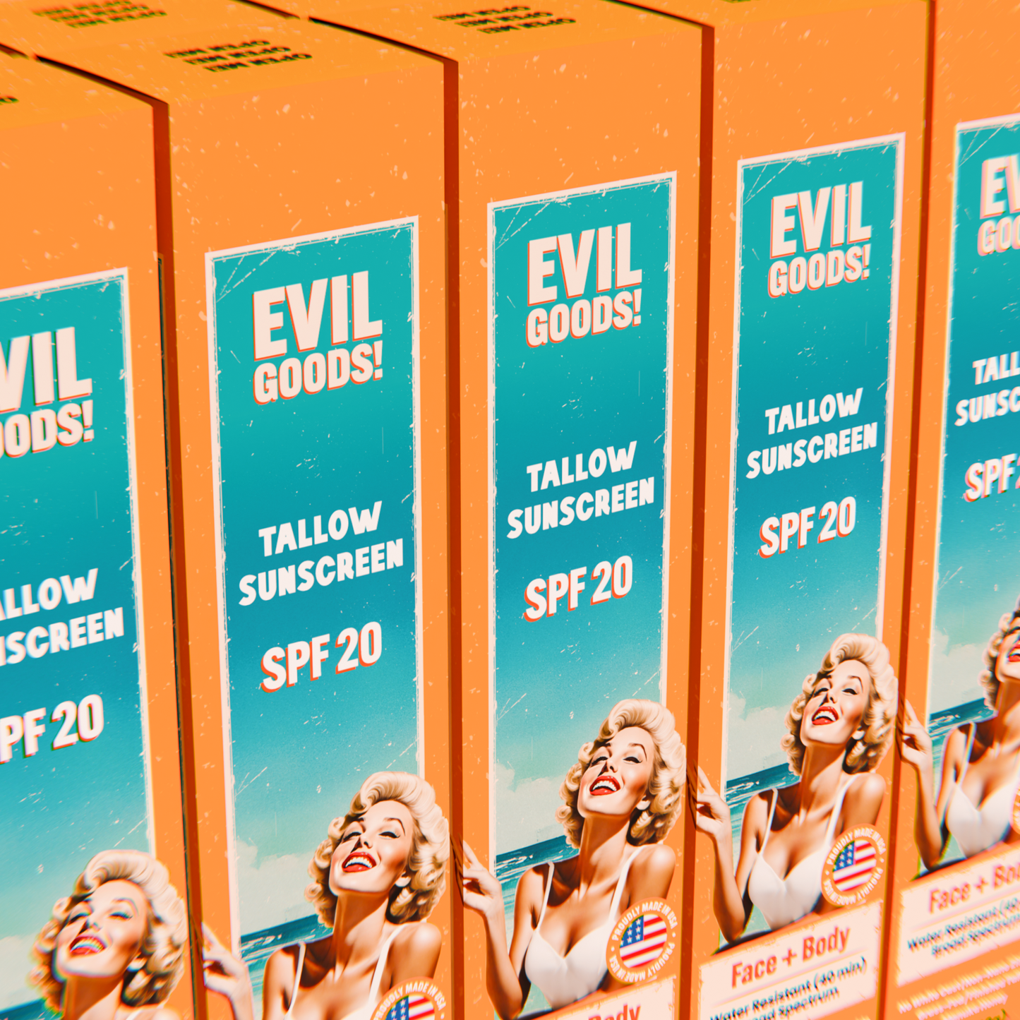 Tallow Sunscreen Cream EVIL GOODS! World's BEST Beef Tallow Balm