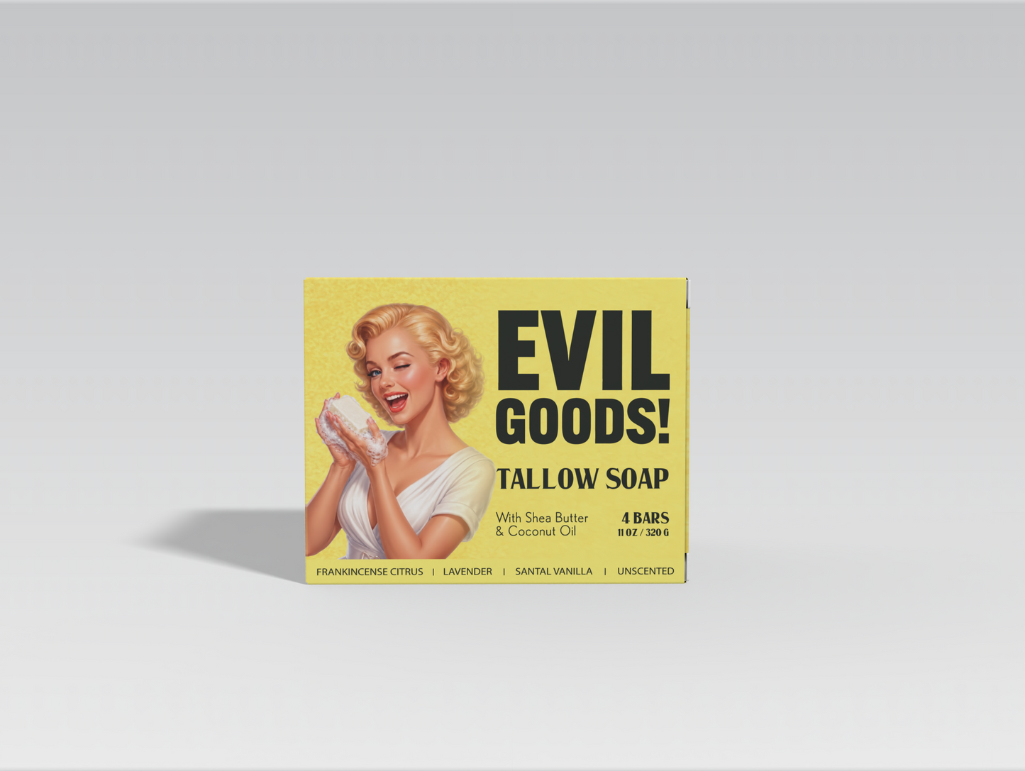 Tallow Soap Bar EVIL GOODS! World's BEST Beef Tallow Balm