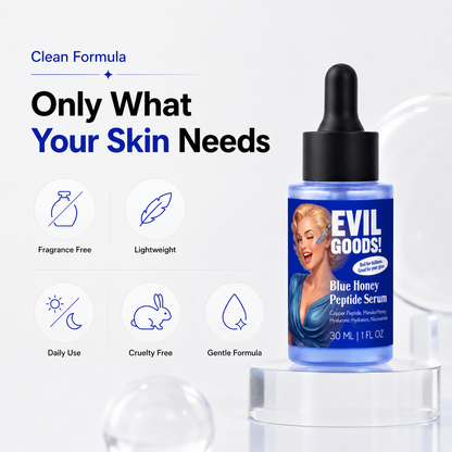 Copper Peptide Blue Honey Serum EVIL GOODS! World's BEST Beef Tallow Balm