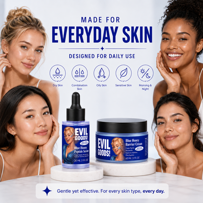 Copper Peptide Blue Honey Serum EVIL GOODS! World's BEST Beef Tallow Balm