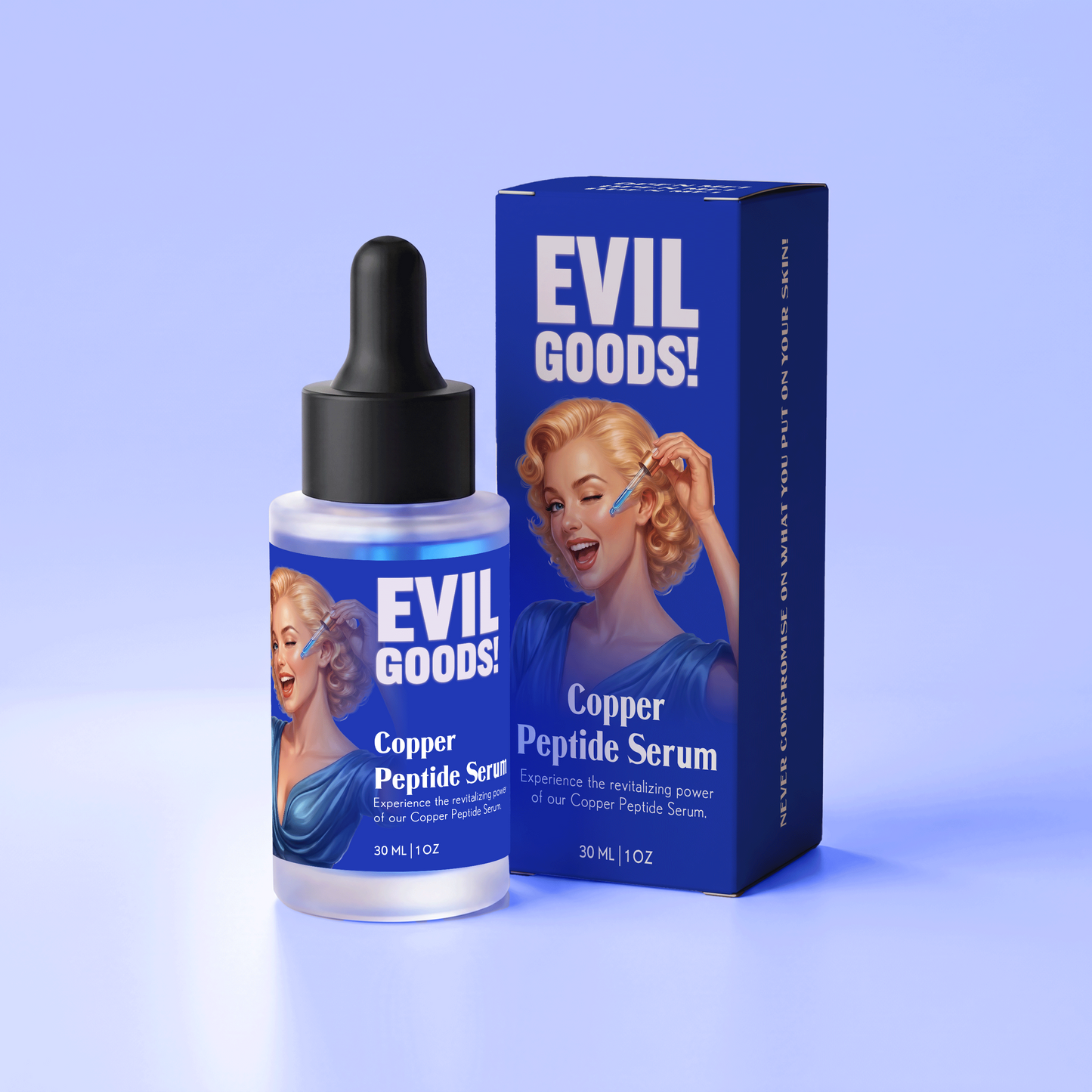 Copper Peptide Blue Honey Serum EVIL GOODS! World's BEST Beef Tallow Balm