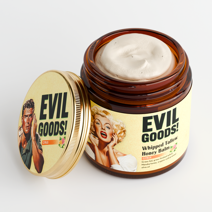 Whipped Tallow & Manuka Honey Moisturizer World’s Best Beef Tallow Balm Citrus