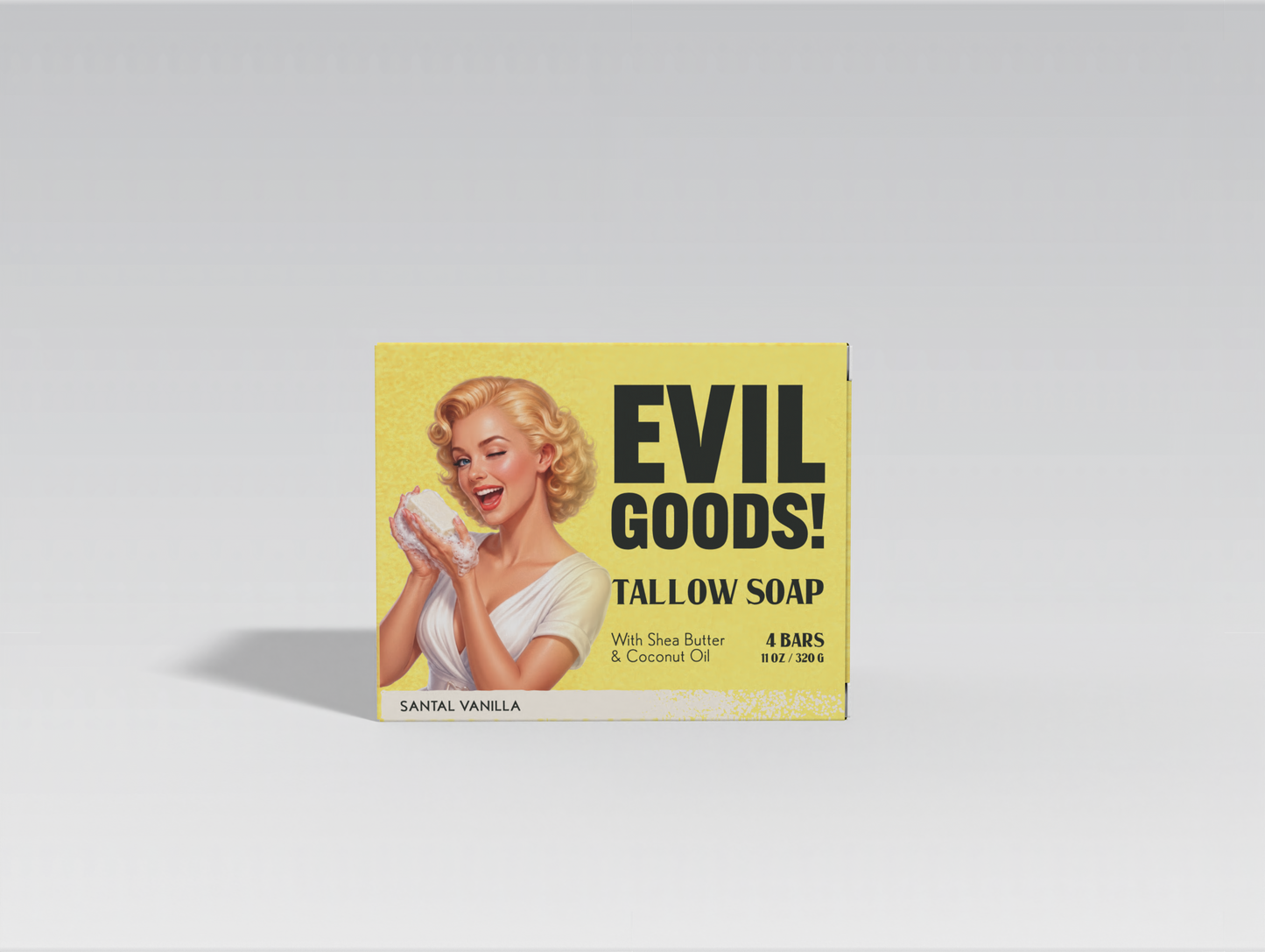 Tallow Soap Bar EVIL GOODS! World's BEST Beef Tallow Balm Santal Vanila