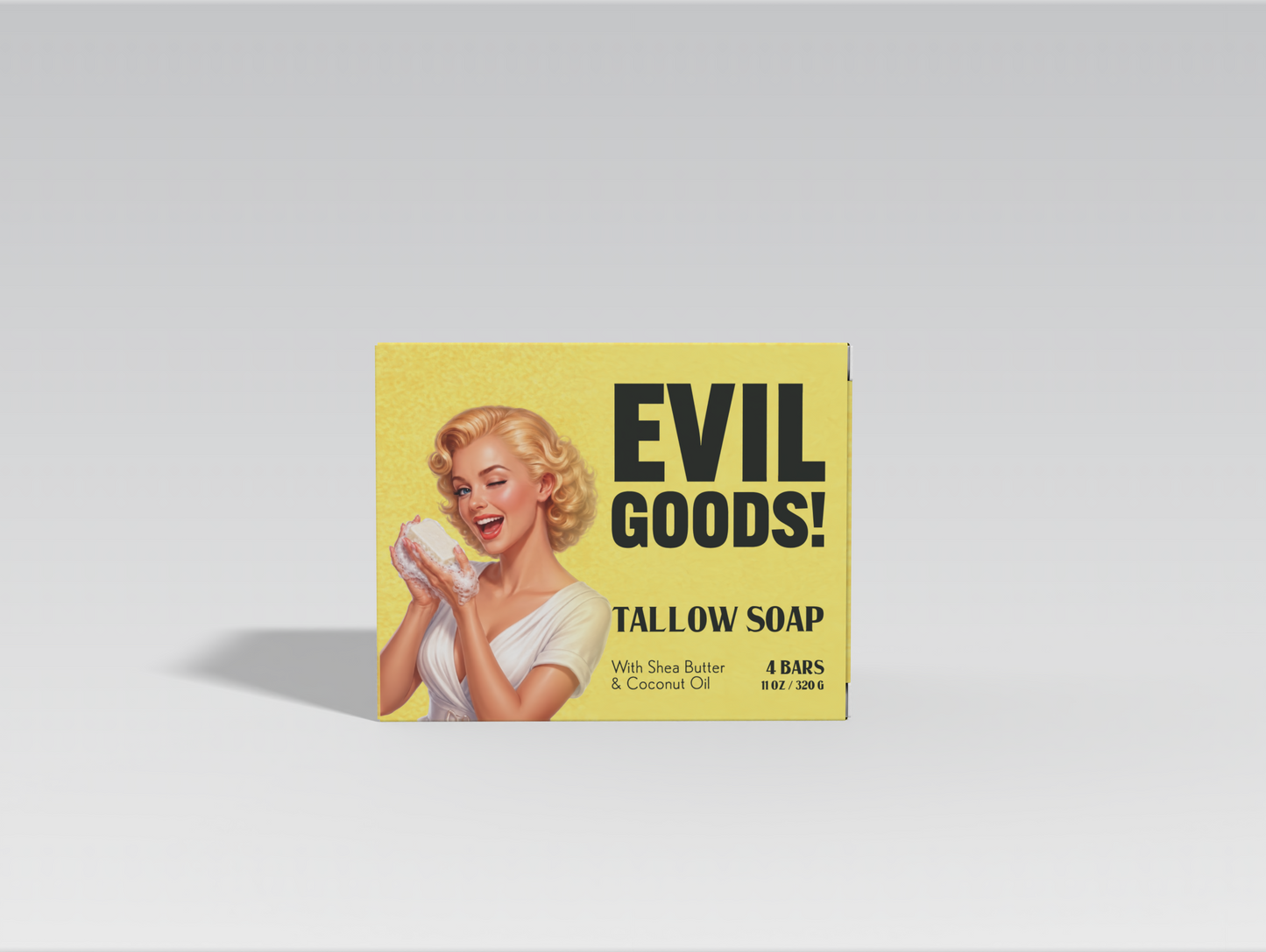 Tallow Soap Bar EVIL GOODS! World's BEST Beef Tallow Balm Unscented