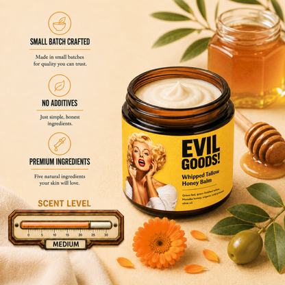 Whipped Tallow & Manuka Honey Moisturizer Evil Goods