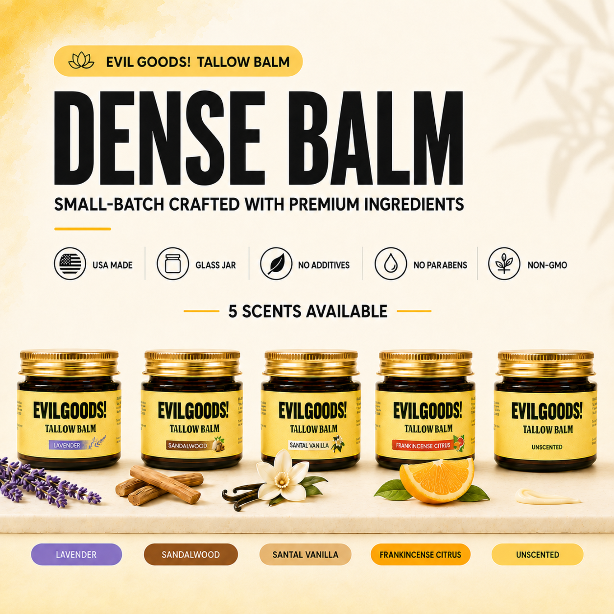 Tallow Honey Balm - 2oz World’s Best Beef Tallow Balm