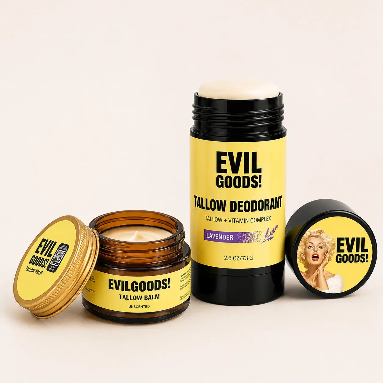 Tallow Balm & DEO Bundle EVIL GOODS